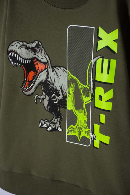 BUZO DE MIC CERRADO VERDE PARA NIÑO