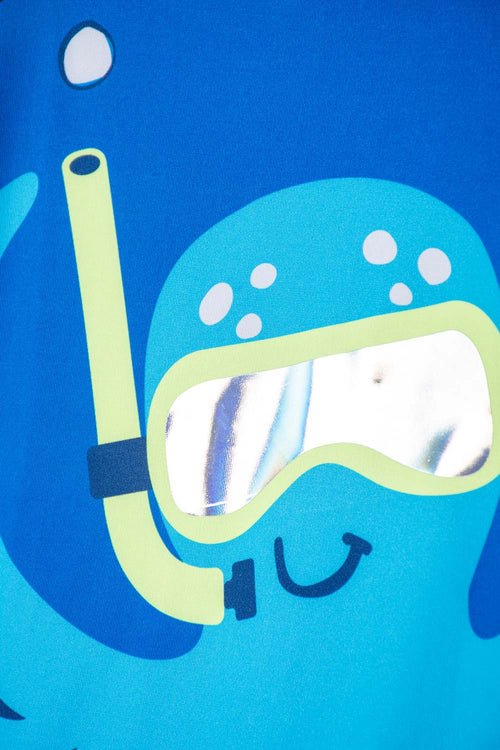 CONJUNTO DE BAÑO DE LITTLEMIC MULTICOLOR PARA NIÑO 2T A 5T