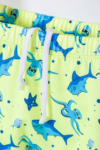 CONJUNTO DE BAÑO DE LITTLEMIC MULTICOLOR PARA NIÑO 2T A 5T