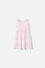VESTIDO DE LITTLEMIC MARFIL Y ROSADO PARA NIÑA 2T A 5T