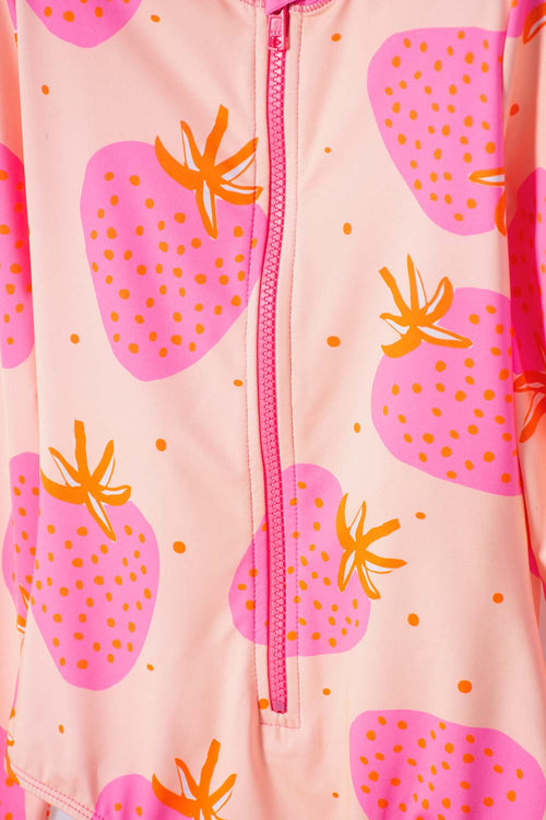 VESTIDO DE BAÑO DE MIC MANGA LARGA MULTICOLOR PARA NIÑA