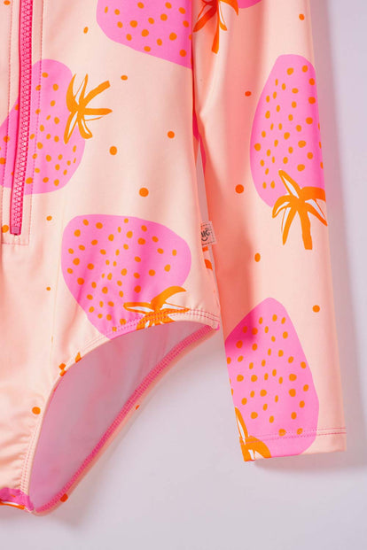 VESTIDO DE BAÑO DE MIC MANGA LARGA MULTICOLOR PARA NIÑA