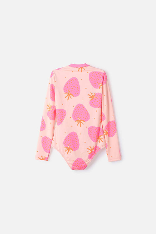 VESTIDO DE BAÑO DE MIC MANGA LARGA MULTICOLOR PARA NIÑA