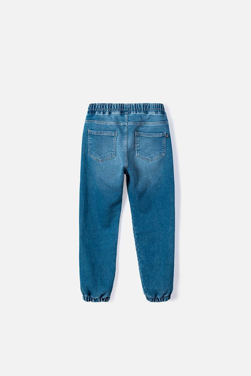 JOGGER DE MIC CON CORDÓN AZUL PARA NIÑO