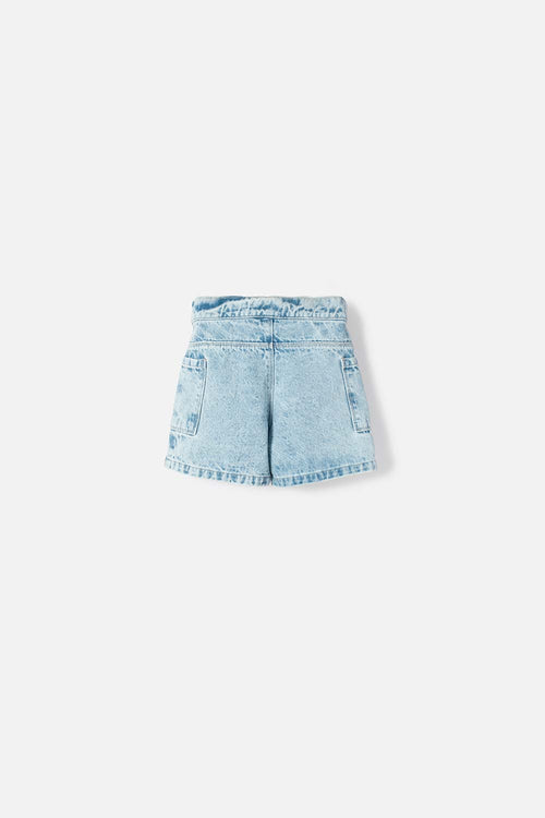 FALDA DE LITTLEMIC DENIM AZUL PARA NIÑA 2T A 5T