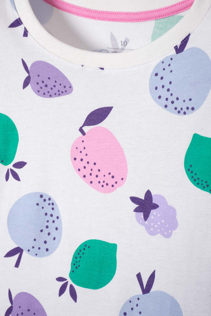 CAMISETA DE MIC MANGA CORTA MARFIL PARA NIÑA