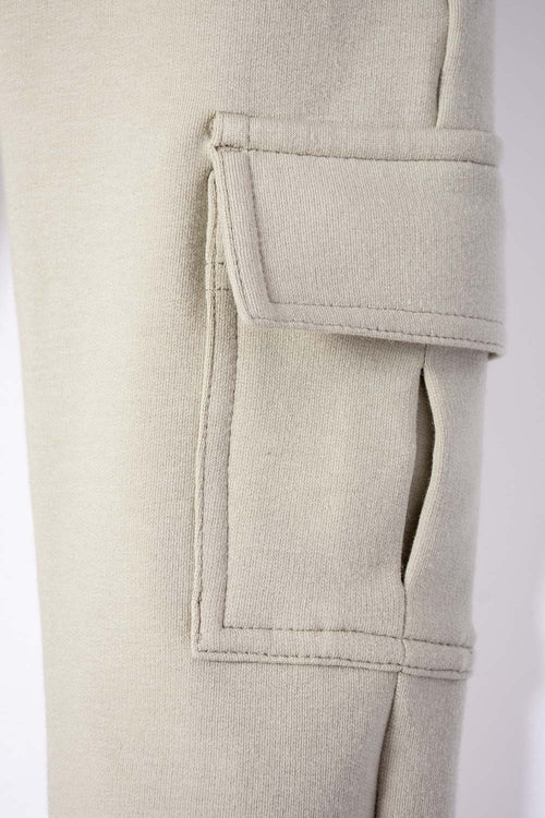 JOGGER LITTLEMIC CON CORDÓN CAFÉ PARA NIÑO 2T A 5T