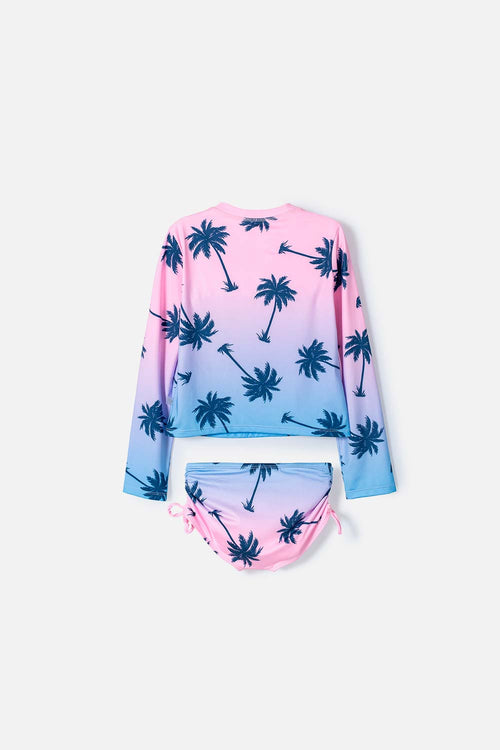VESTIDO DE BAÑO DE MIC MULTICOLOR PARA NIÑA