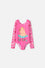 VESTIDO DE BAÑO DE MIC MANGA LARGA ROSADO PARA NIÑA