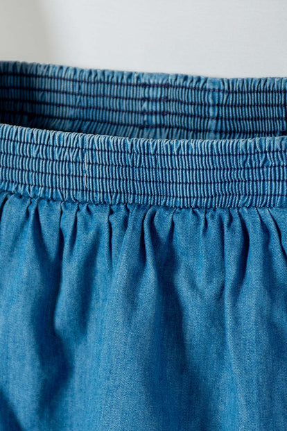 FALDA DE LITTLEMIC CON BOLERO AZUL PARA NIÑA 2T A 5T