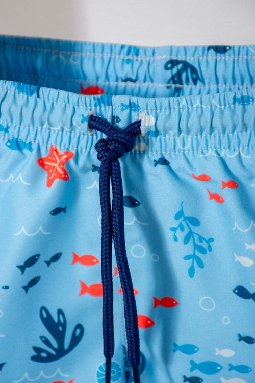 CONJUNTO DE BAÑO LITTLEMIC CON SOMBRERO MULTICOLOR PARA BEBÉ NIÑA