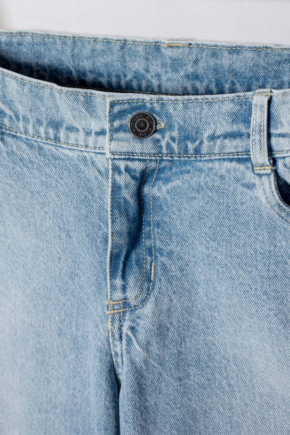 JEAN DE MIC DENIM BOTA AMPLIA AZUL PARA NIÑA