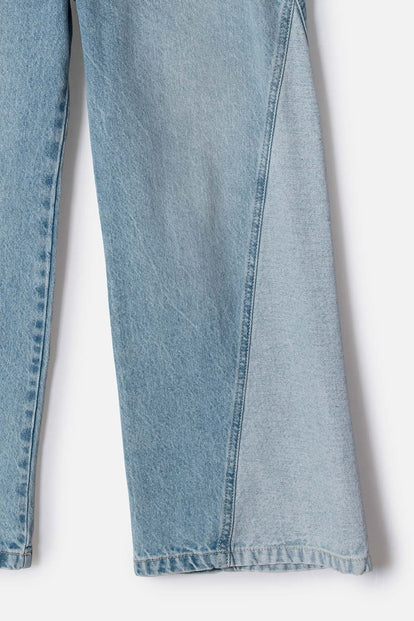 JEAN DE MIC DENIM BOTA AMPLIA AZUL PARA NIÑA