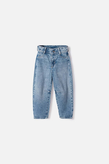 JEAN DE LITTLEMIC EN DENIM AZUL PARA NIÑA 2T A 6T