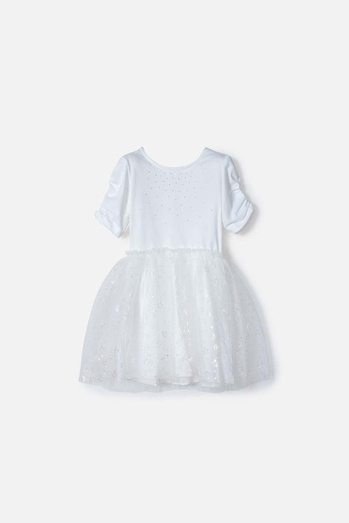 VESTIDO DE LITTLEMIC MULTICOLOR PARA NIÑA 2T A 5T
