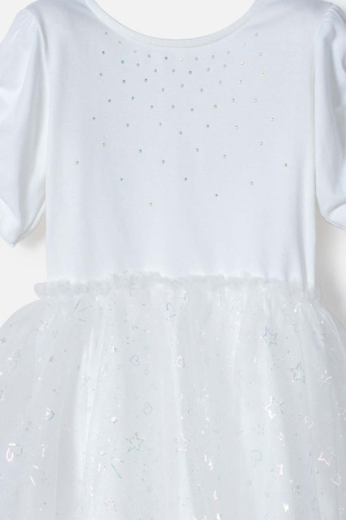 VESTIDO DE LITTLEMIC MULTICOLOR PARA NIÑA 2T A 5T