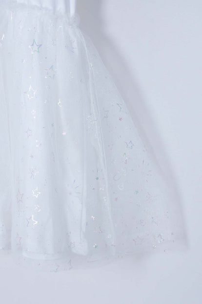VESTIDO DE LITTLEMIC MULTICOLOR PARA NIÑA 2T A 5T