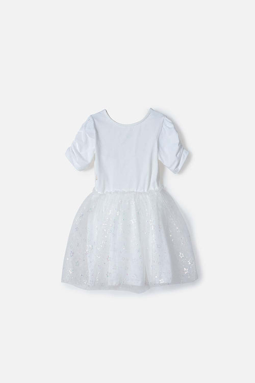 VESTIDO DE LITTLEMIC MULTICOLOR PARA NIÑA 2T A 5T