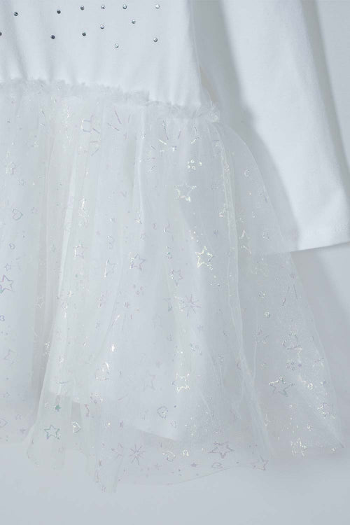 VESTIDO DE LITTLEMIC MULTICOLOR PARA BEBÉ NIÑA