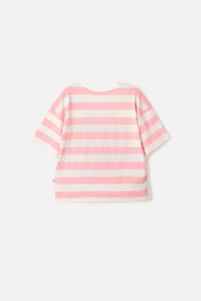 CAMISETA DE MIC MANGA CORTA MULTICOLOR PARA NIÑA