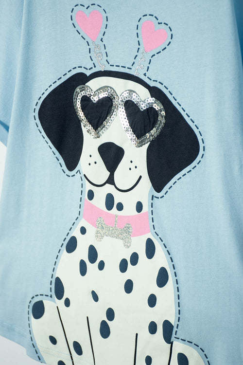 CAMISETA DE MIC MANGA CORTA MULTICOLOR PARA NIÑA