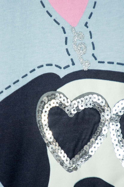 CAMISETA DE MIC MANGA CORTA MULTICOLOR PARA NIÑA