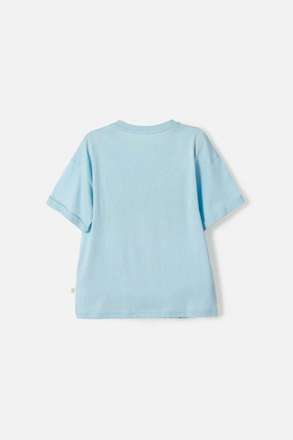 CAMISETA DE MIC MANGA CORTA MULTICOLOR PARA NIÑA