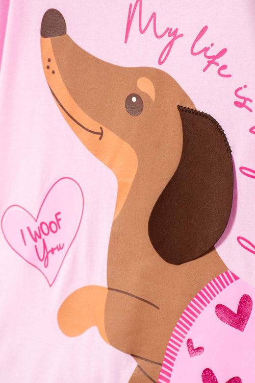 CAMISETA DE MIC MANGA CORTA MULTICOLOR PARA NIÑA