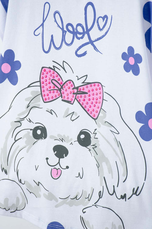 CAMISETA DE MIC MANGA CORTA MULTICOLOR PARA NIÑA