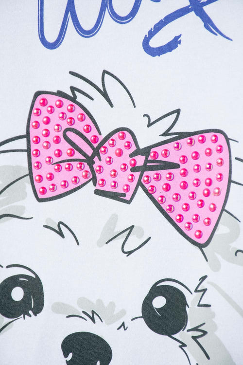 CAMISETA DE MIC MANGA CORTA MULTICOLOR PARA NIÑA