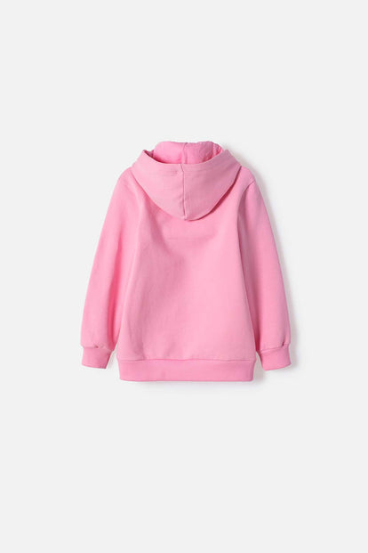 BUZO DE LITTLEMIC CON CIERRE FUSCIA PARA NIÑA 2T A 6T