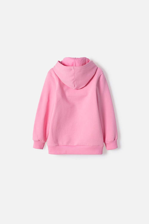 BUZO DE LITTLEMIC CON CIERRE FUSCIA PARA NIÑA 2T A 6T