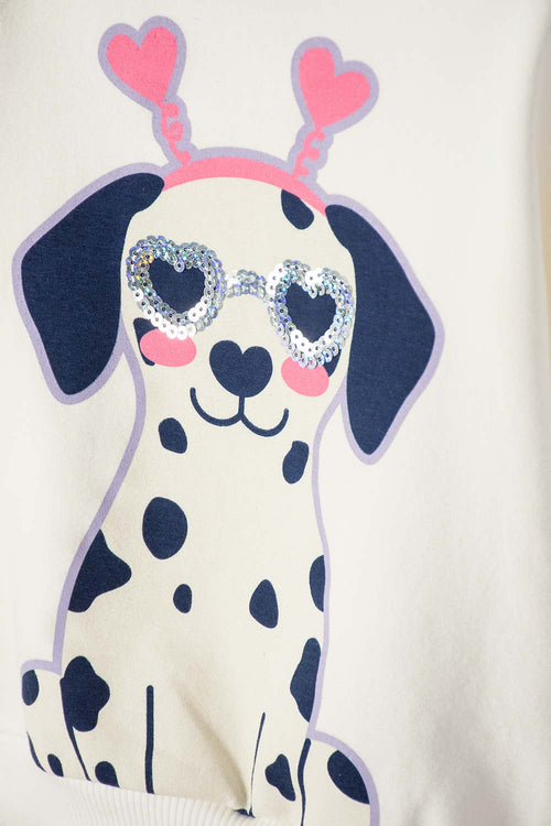 CONJUNTO DE LITTLEMIC CON BUZO MULTICOLOR PARA NIÑA 2T A 6T