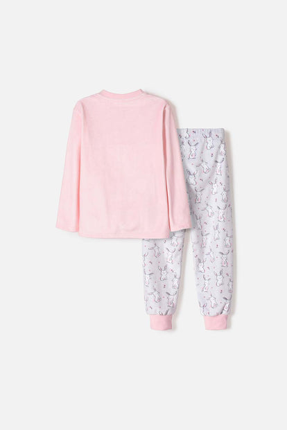 PIJAMA DE LITTLEMIC PANTALÓN LARGO MULTICOLOR PARA NIÑA 2T A 6T