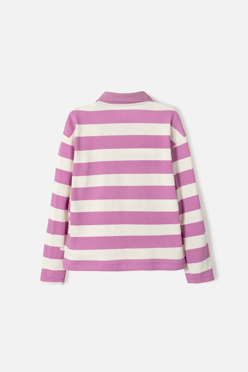 CAMISETA TIPO POLO DE MIC MULTICOLOR PARA NIÑA