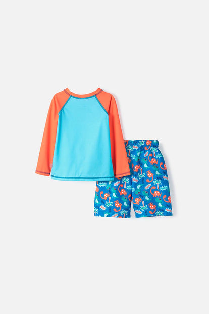 CONJUNTO DE BAÑO DE LITTLEMIC MULTICOLOR PARA NIÑO 2T A 6T