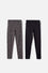 PACK X2 LEGGINS DE MIC MULTICOLOR PARA NIÑA