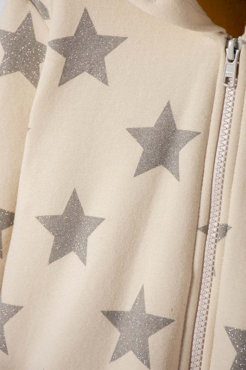 BUZO DE MIC CON CAPUCHA MULTICOLOR PARA NIÑA