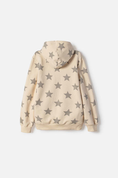 BUZO DE MIC CON CAPUCHA MULTICOLOR PARA NIÑA