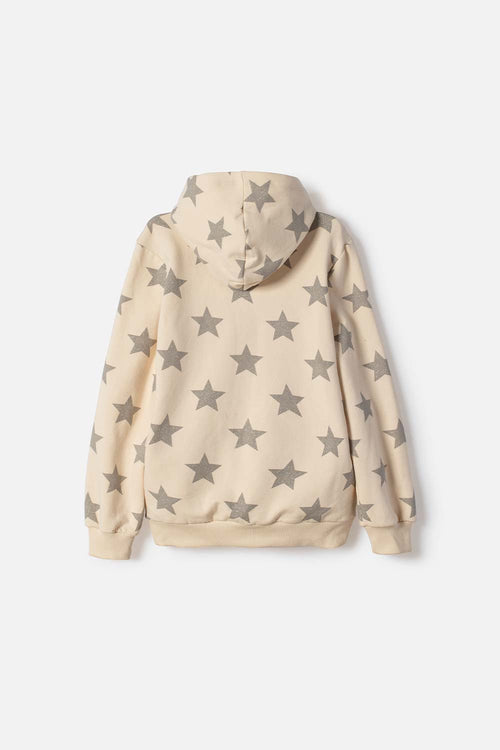 BUZO DE MIC CON CAPUCHA MULTICOLOR PARA NIÑA
