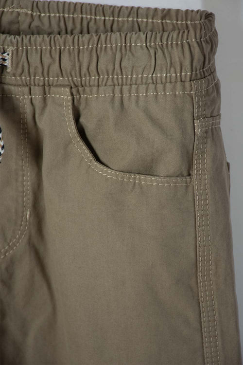 JOGGER DE LITTLEMIC CON CORDÓN VERDE PARA NIÑO 2T A 6T