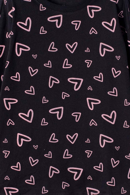 CAMISETA DE MIC MANGA LARGA NEGRO PARA NIÑA