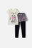 CONJUNTO DE MIC CON FALDA BOLEROS MULTICOLOR PARA NIÑA