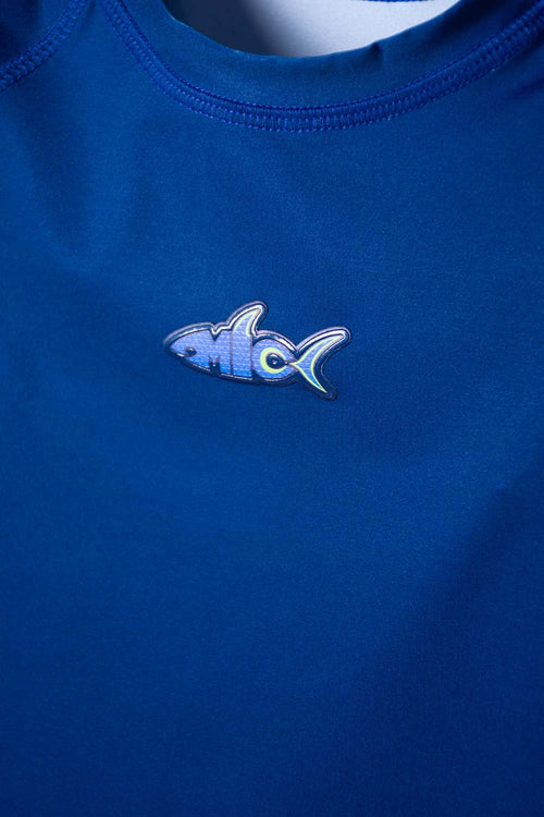 CAMISETA DE BAÑO MIC MANGA LARGA AZUL PARA NIÑO