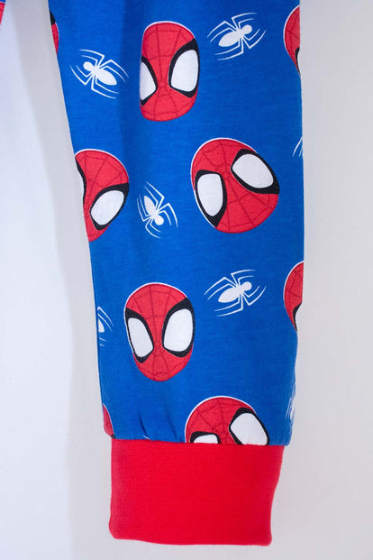 PIJAMA SPIDEY AND HIS AMAZING FRIENDS ROJO Y AZUL PARA NIÑO 2T A 5T