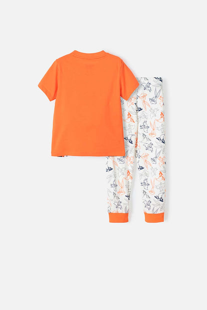 PIJAMA DE LOONEY TUNES MANGA CORTA MULTICOLOR PARA NIÑO 2T A 5T