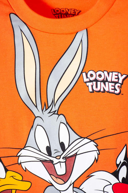 PIJAMA DE LOONEY TUNES MANGA CORTA MULTICOLOR PARA NIÑO 2T A 5T