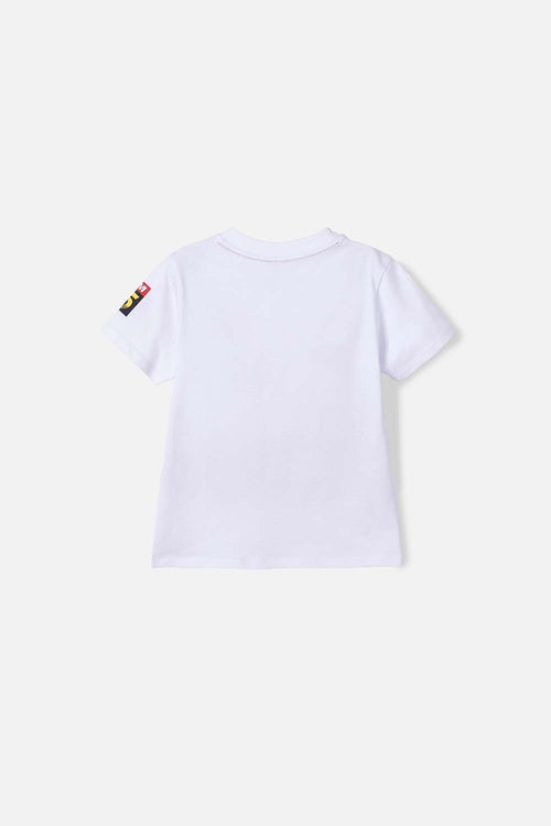 Card slide image -  CAMISETA DE CARS MANGA CORTA BLANCA PARA NIÑO 2T A 5T