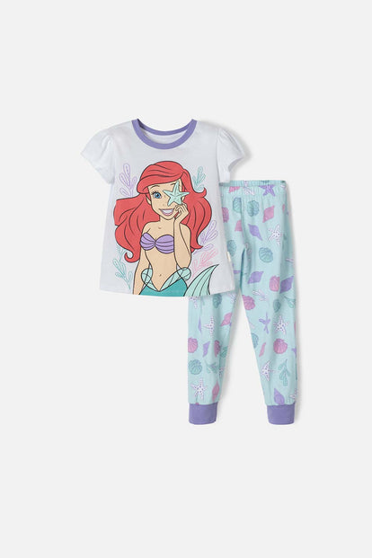PIJAMA DE LAS PRINCESAS DISNEY MANGA CORTA MULTICOLOR PARA NIÑA 2T A 5T