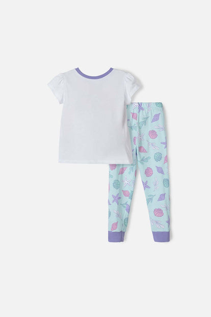 PIJAMA DE LAS PRINCESAS DISNEY MANGA CORTA MULTICOLOR PARA NIÑA 2T A 5T